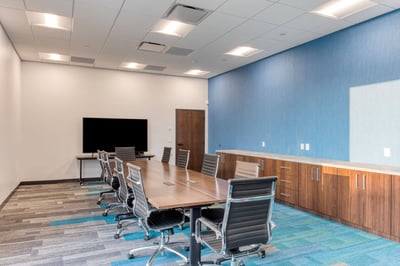 Conference room located in the branch