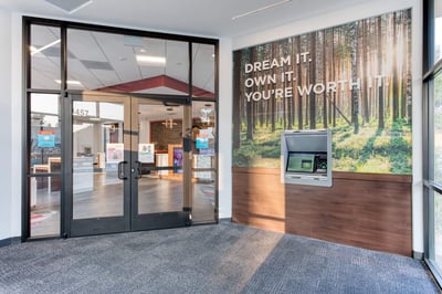 Vestibule of the credit union