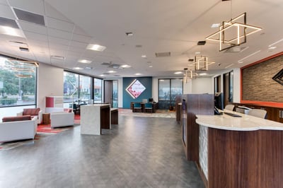 View of the whole lobby