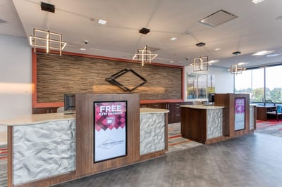 Teller pods built to increase product and service advertising to members
