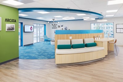 Credit union lounge for members