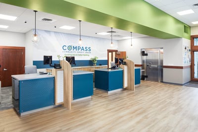 Credit union teller pods