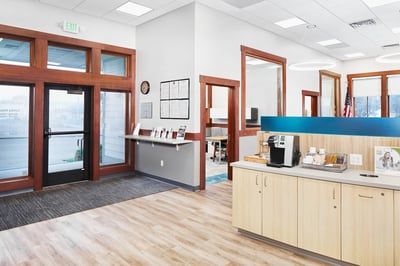 The entrance into the credit union