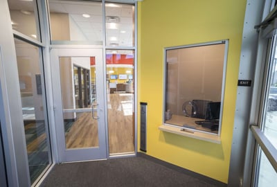 Vestibule in the credit union