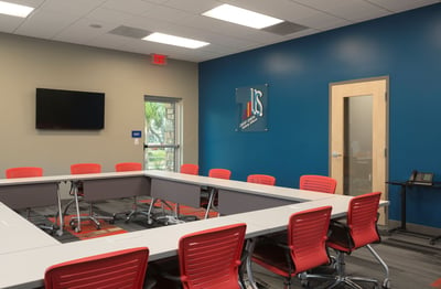 Community room in a credit union