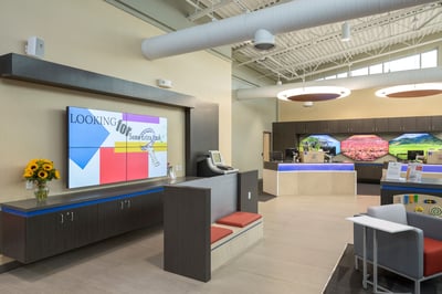 Modern credit union design