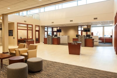 Bank lobby