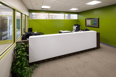Reception desk