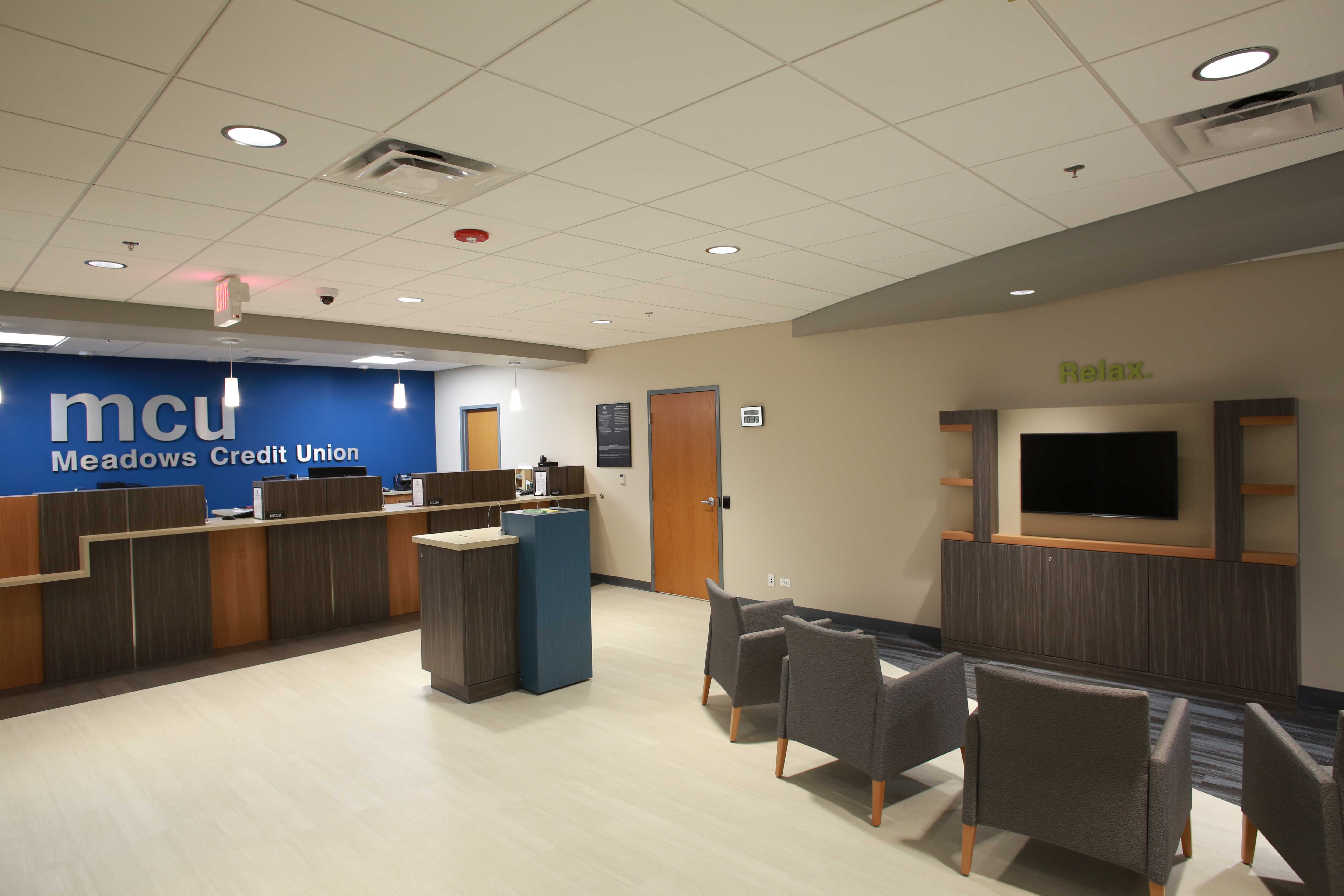 Credit union teller lines