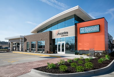 Exterior of the building
