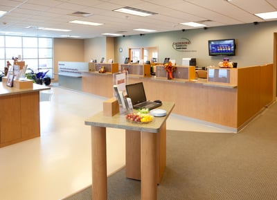 Casebine Community CU lobby