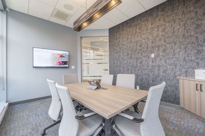 Conference room in a credit union