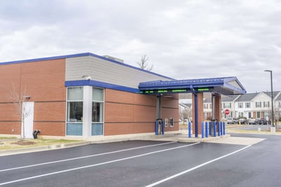 Drive-thru at a credit union