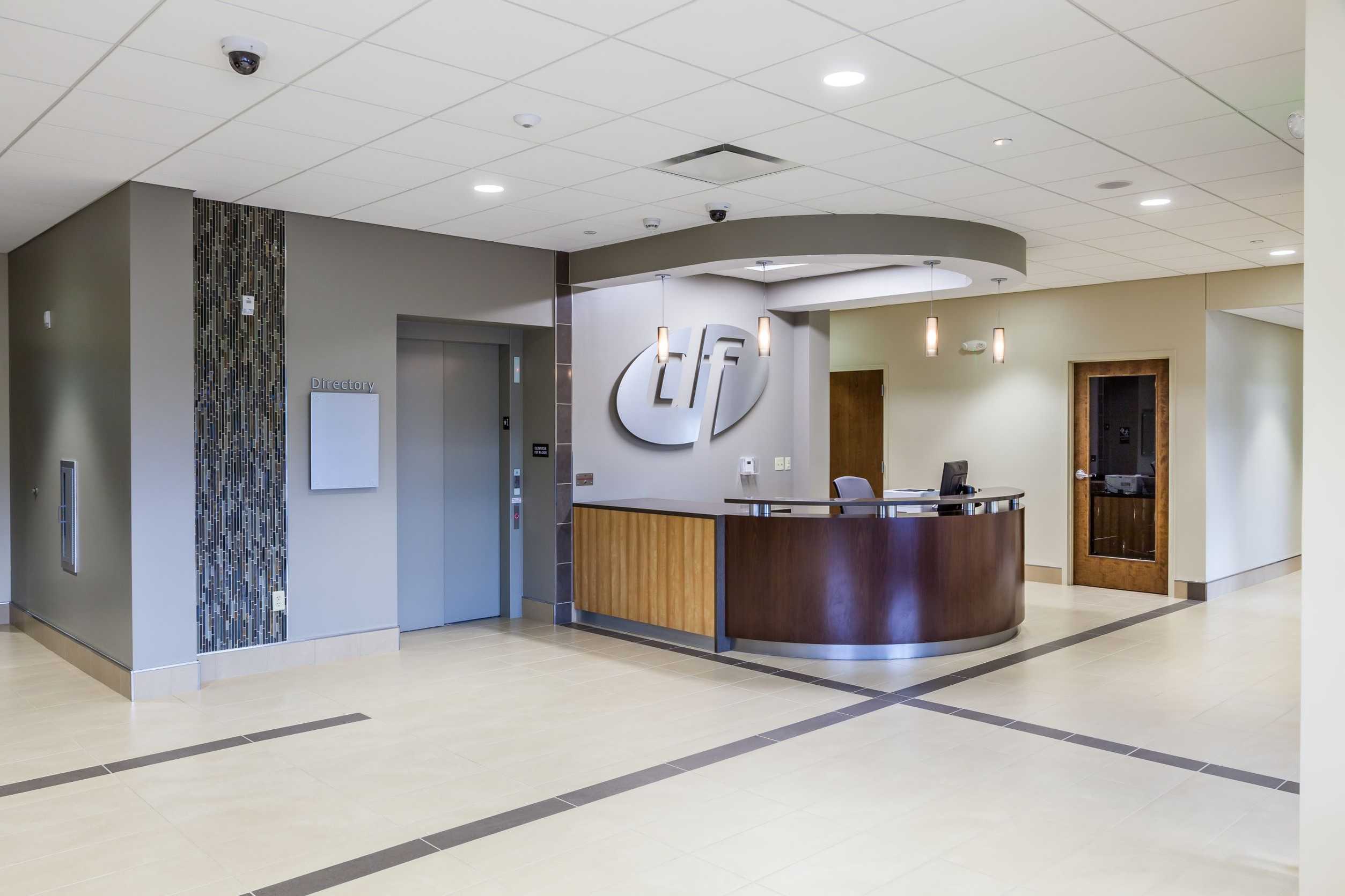 Reception desk