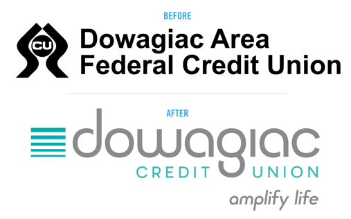 dowagiac fcu logos before after