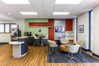 Lounge and check desk