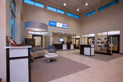 Level One Bank lobby