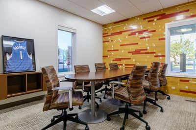 Conference room design in a credit union