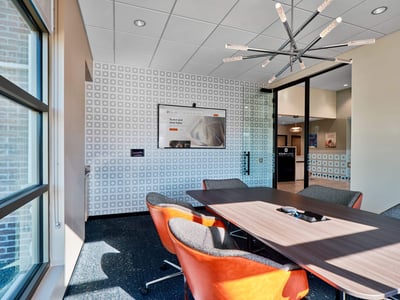 Small conference room located at the new branch
