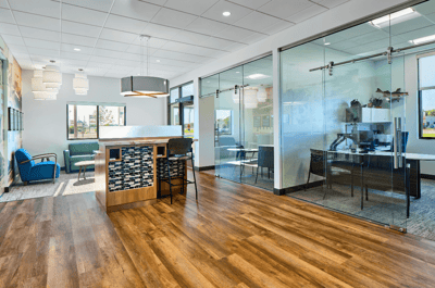 Private offices for loan officers