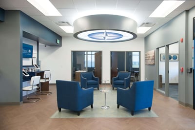 Modern credit union design