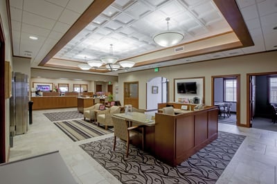 Bank lobby