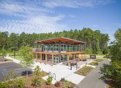 A beautiful and modern looking credit union branch
