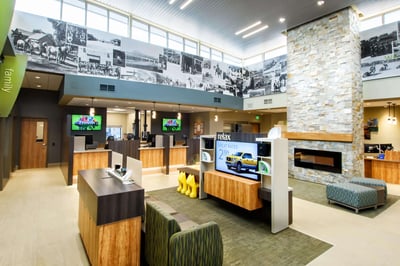 Credit union lounge