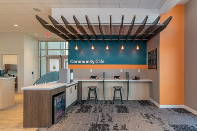 Community cafe and iPad station