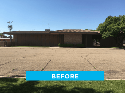 Texan Sky Credit Union before renovation