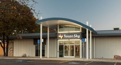 Exterior view of the credit union