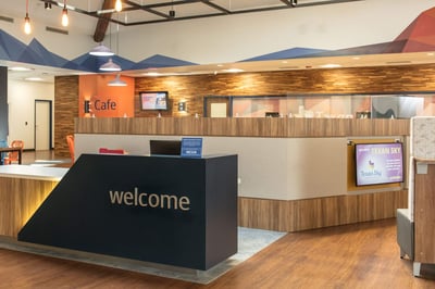 Welcome desk