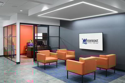Member lounge and digital display