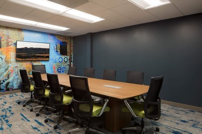 Conference room in a credit union
