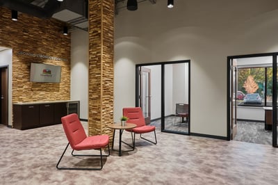 Private offices for hoteling