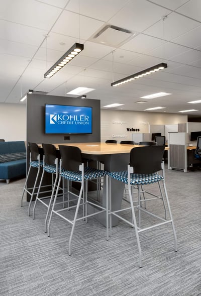 Flexible meeting space with tech