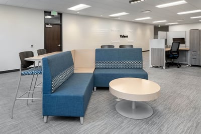 Employee breakout and collaboration space