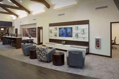 Cozy and inviting lounge