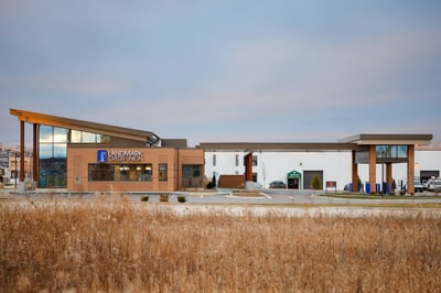 View of the drive-thru