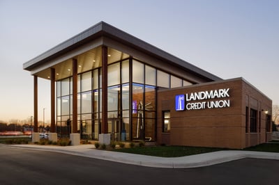 Landmark Credit Union free-standing branch