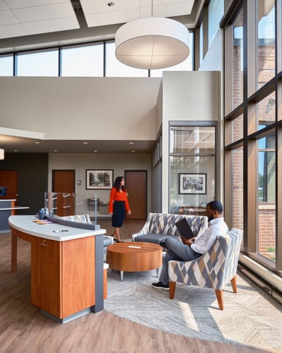 A comfortable lounge for members to dwell in