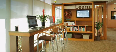 Learning center in a credit union