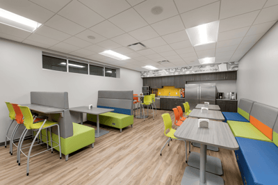 Employee break room