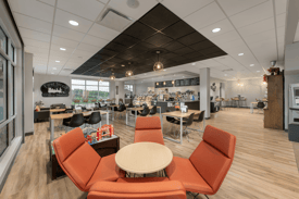 Cafe in a credit union