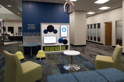 Credit union member lounge