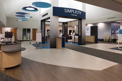 Modern credit union design