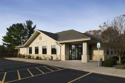 Remodeled credit union branch