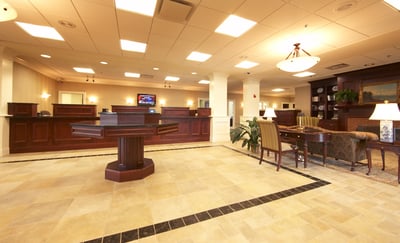 Bank lobby