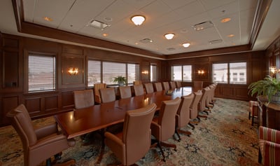 Board room at Town Bank