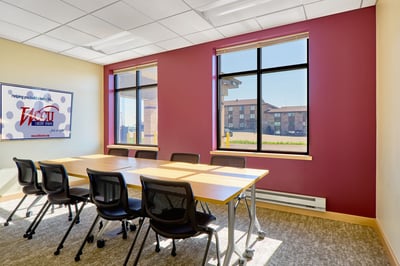 Conference room space in the credit union branch